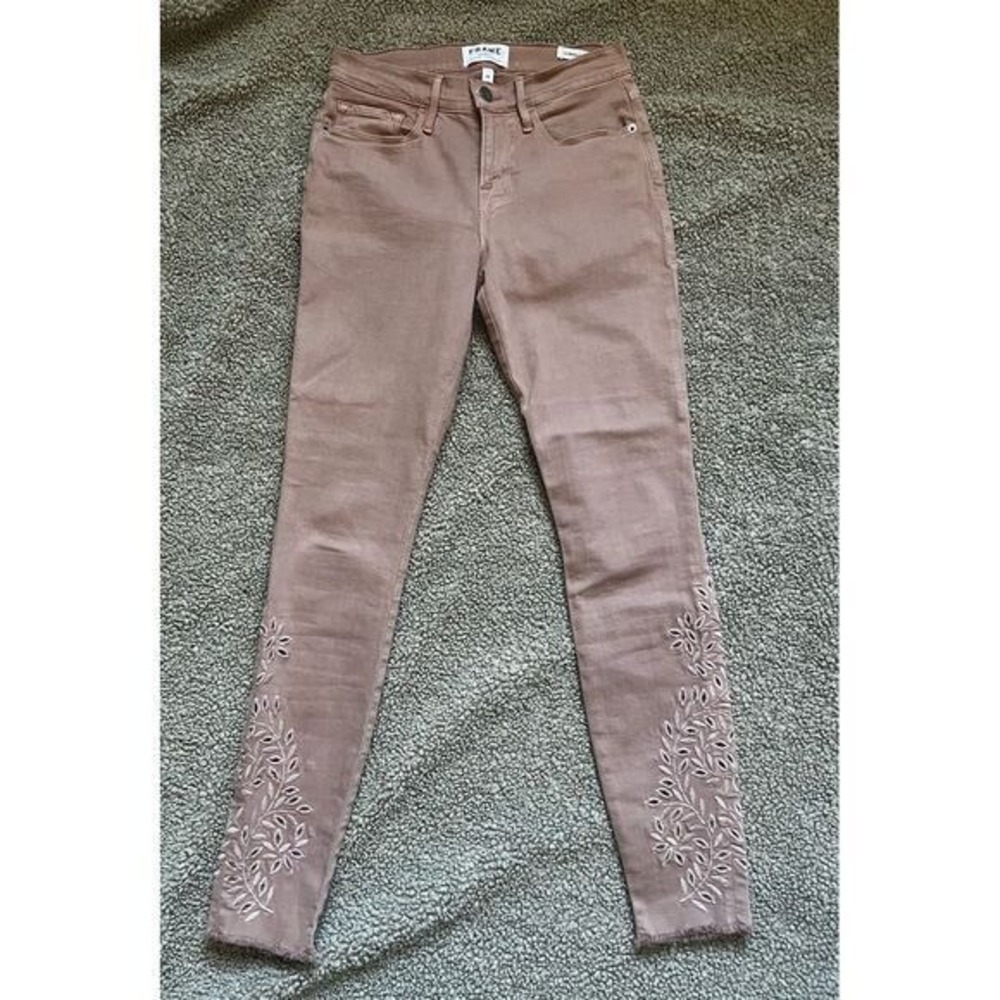 FRAME LE SKINNY DE JEANNE DUSTY ROSE JEANS